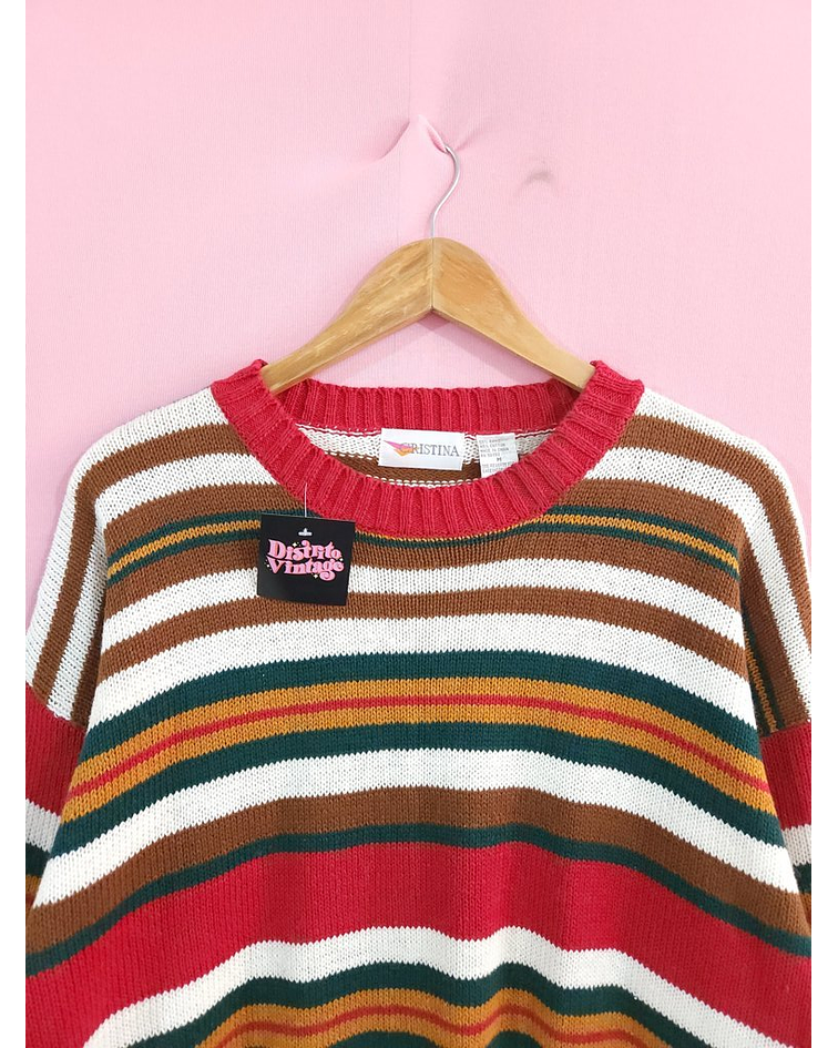 Sweater vintage CRISTINA talla XL 