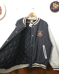 Bomber jacket vintage de mezclilla DISNEY STORE MICKEY MOUSE TALLA L