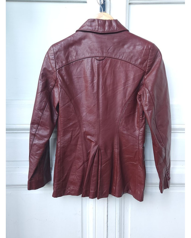 Chaqueta vintage leather ETIENNE AIGNER talla XS