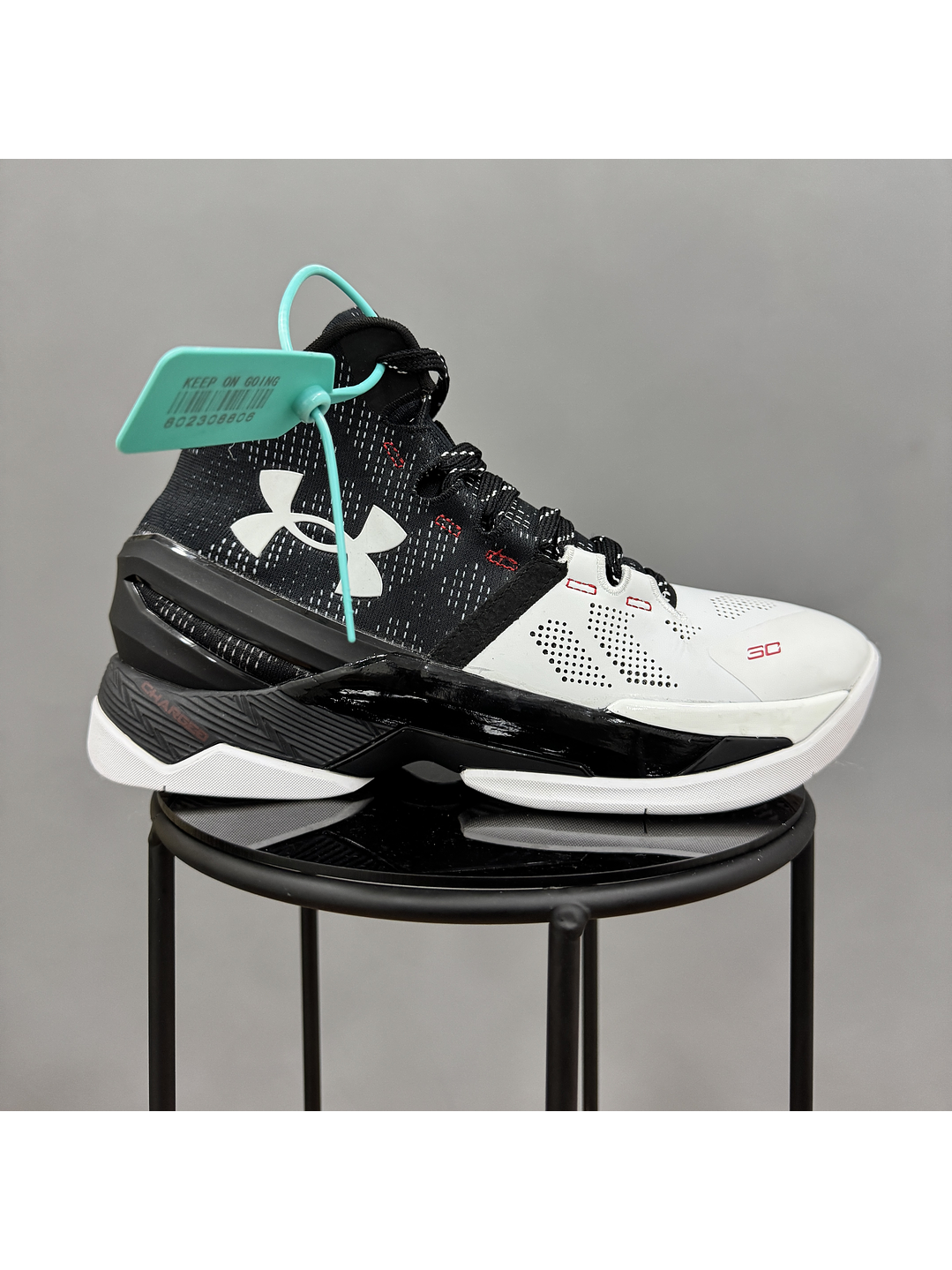 Under Armour Curry 2 Black White  1
