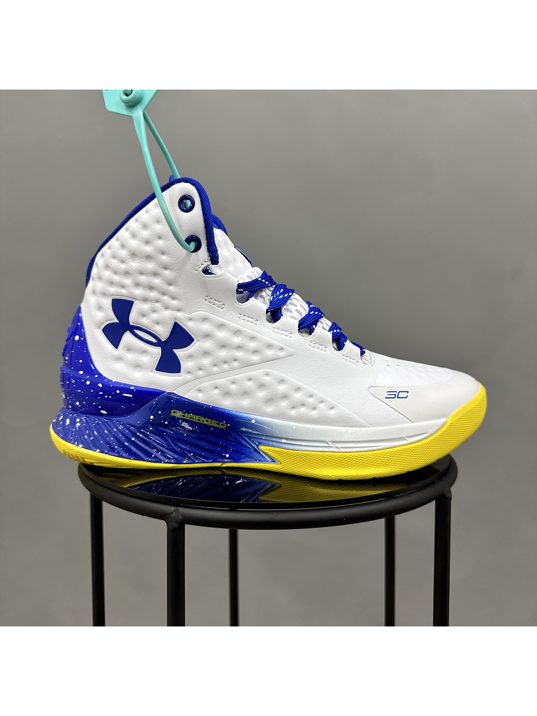 Under Armour Curry 1 White Blue 1
