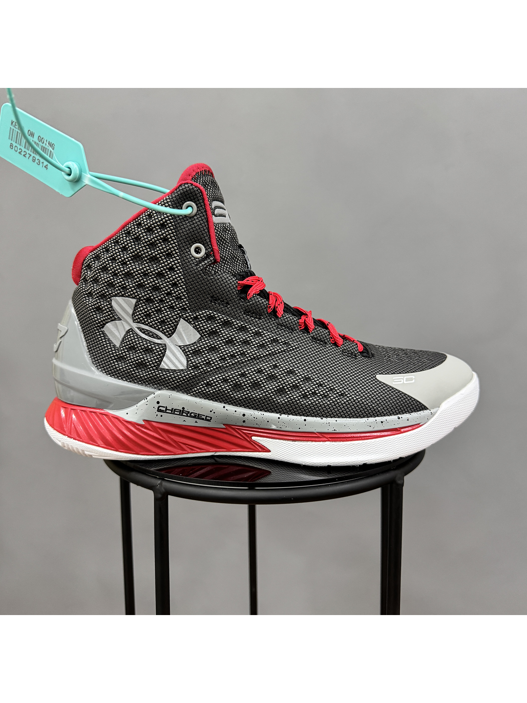 Under Armour Curry 1 Grey Red 1