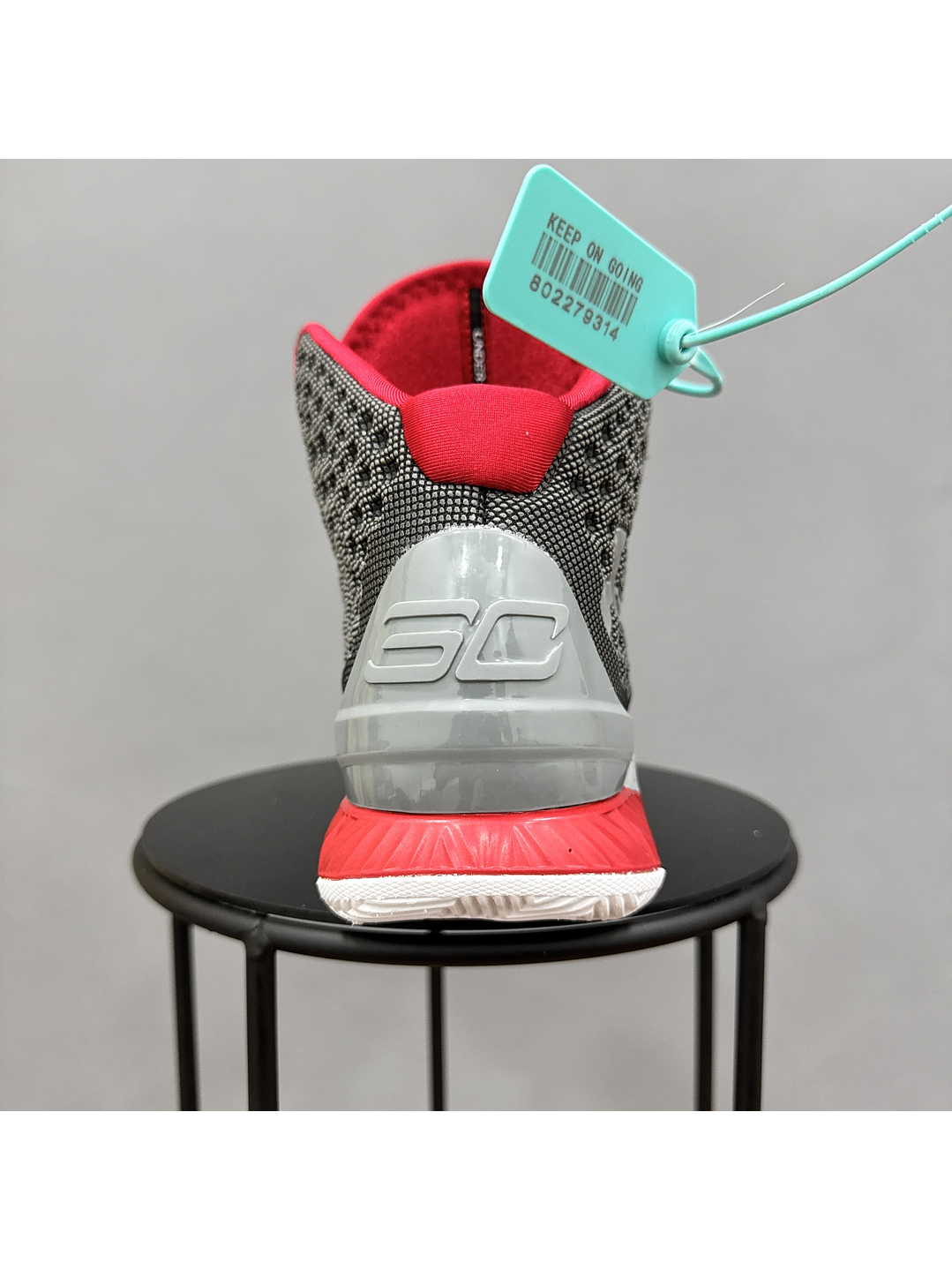 Under Armour Curry 1 Grey Red 3