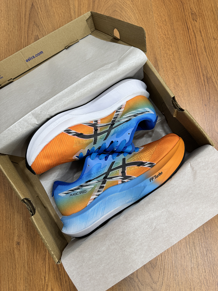 Asics Magicspeed 4 Blue Orange 1