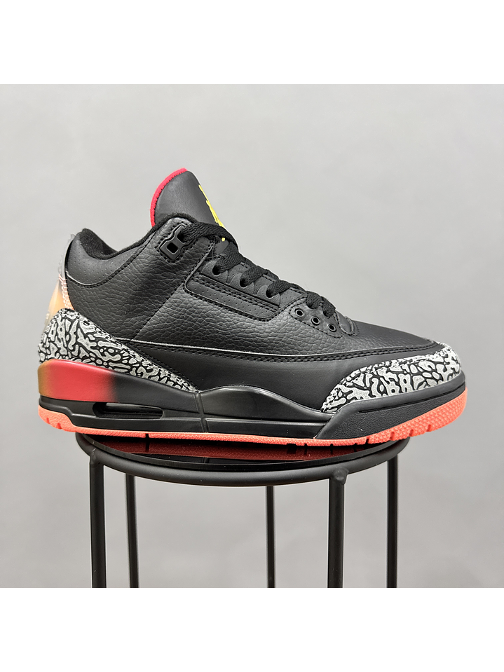 Jordan Retro 3 J Balvin Negro 1