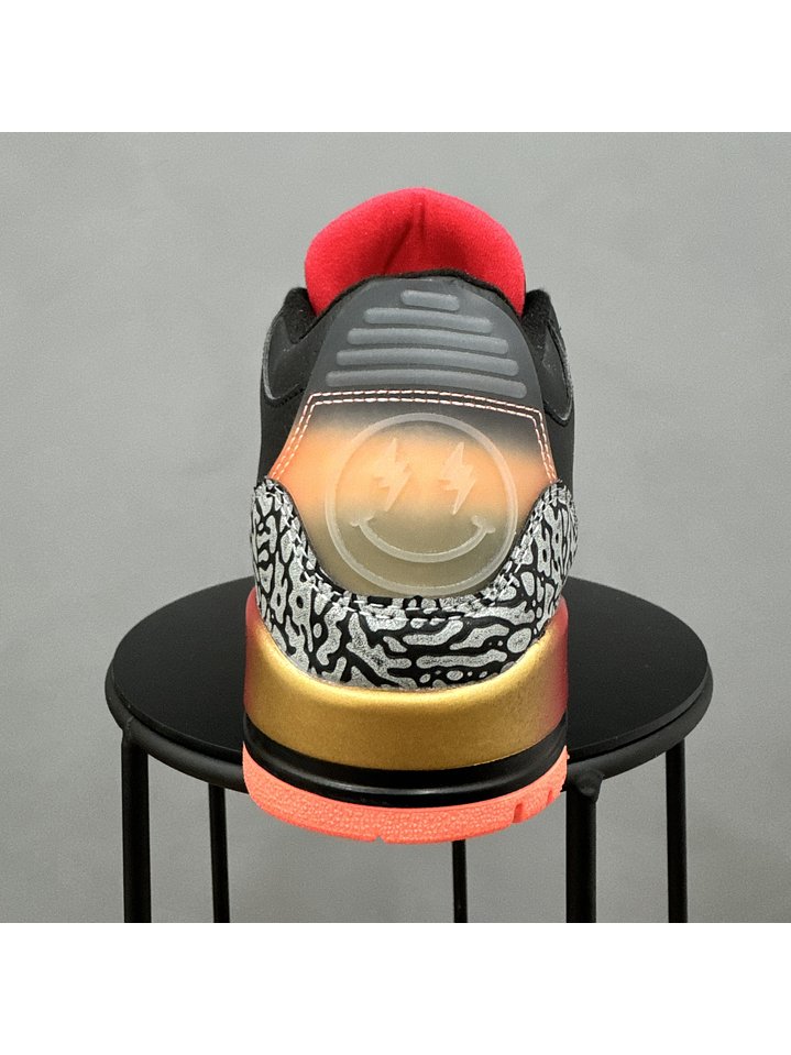 Jordan Retro 3 J Balvin Negro 4