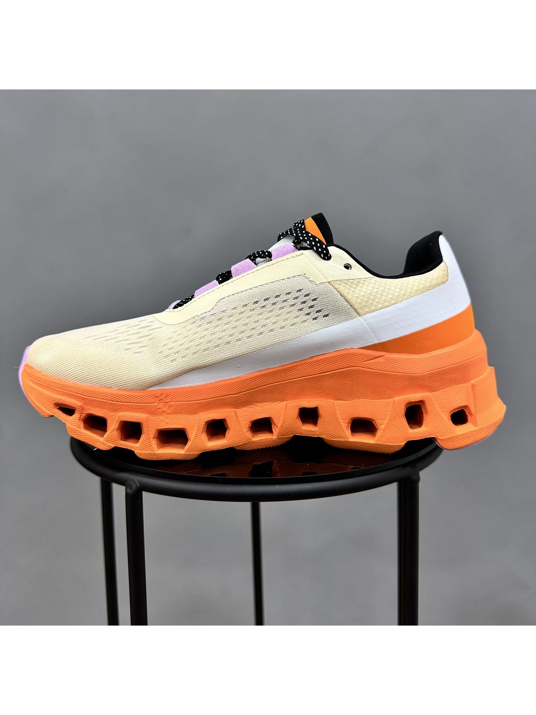 On Cloudmonster Beige Orange 3