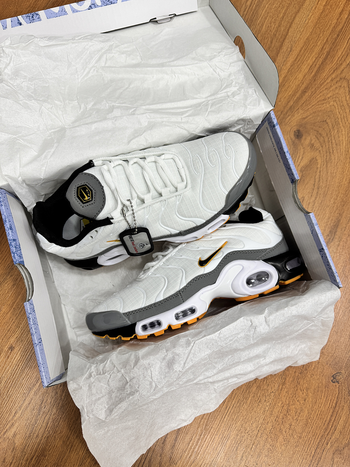 Nike Air Max Tn Blanco Naranja 4