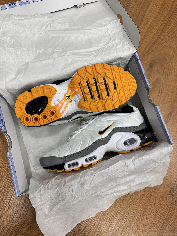 Nike Air Max Tn Blanco Naranja 3