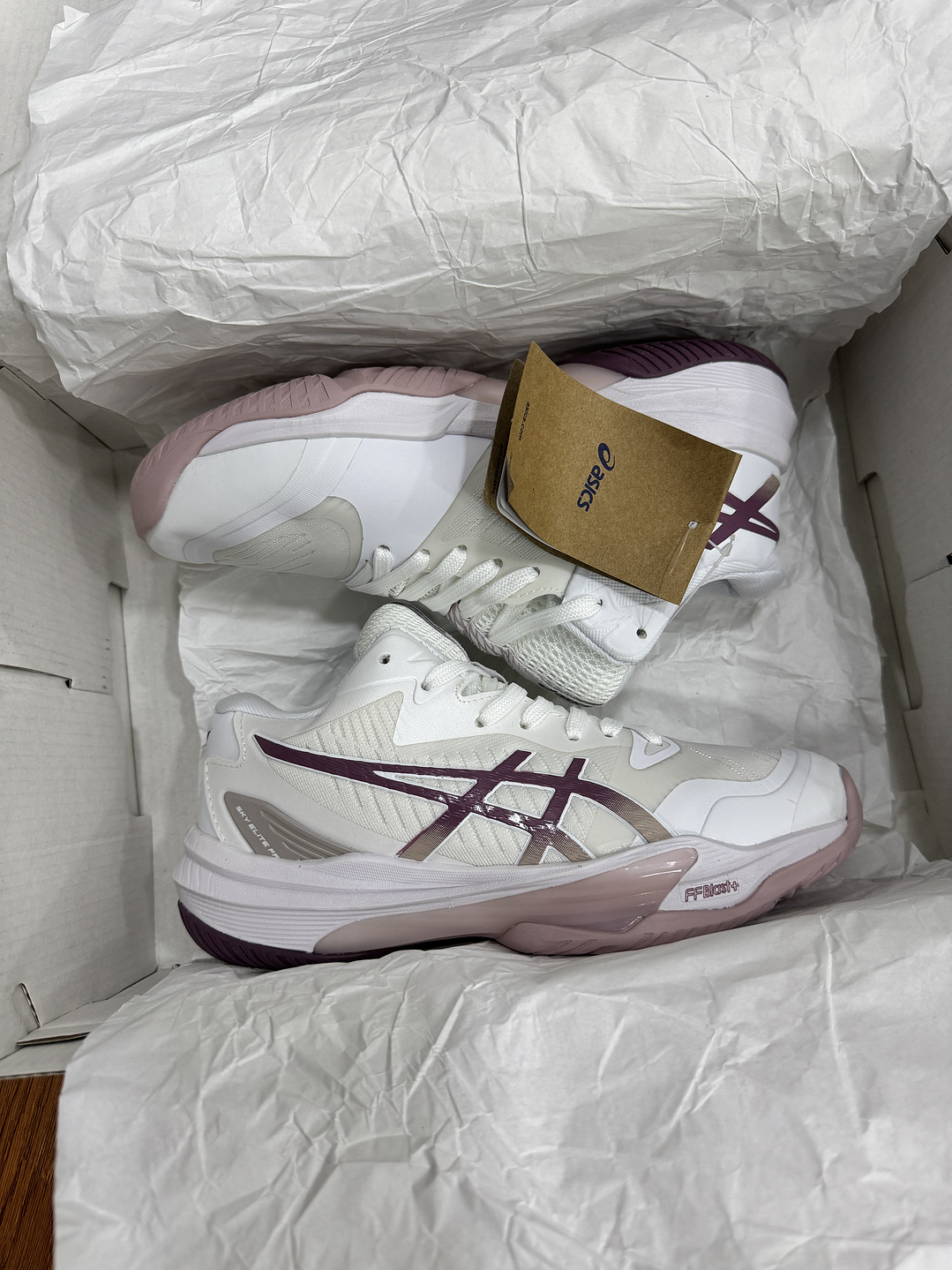 Asics Sky 3 Low Blanco Rosa 1