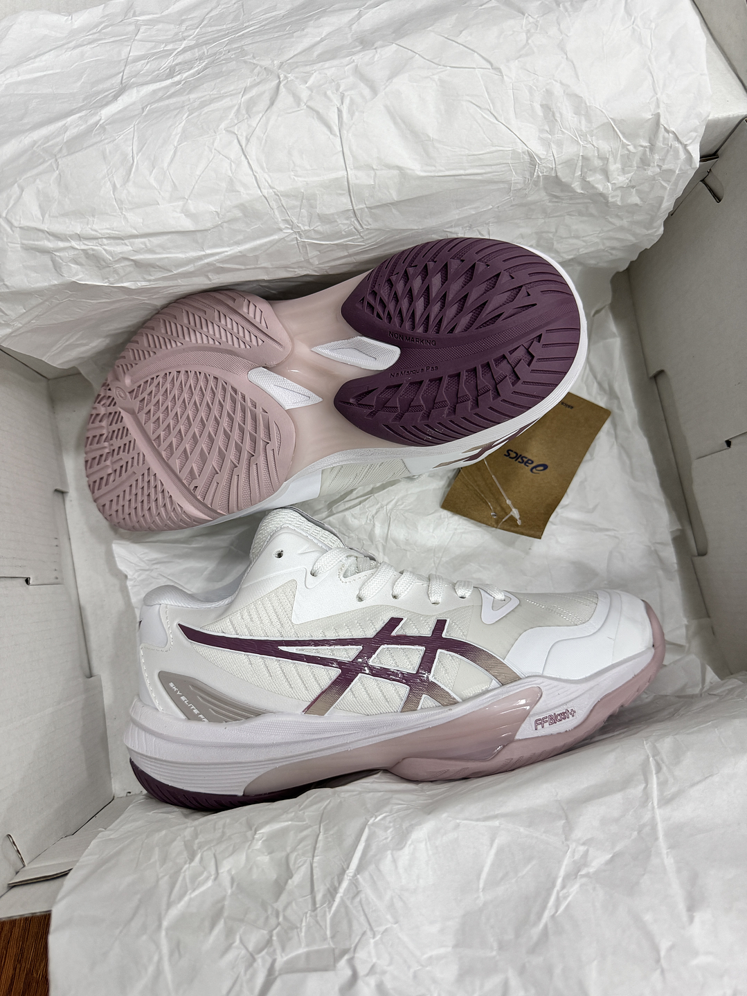 Asics Sky 3 Low Blanco Rosa 3