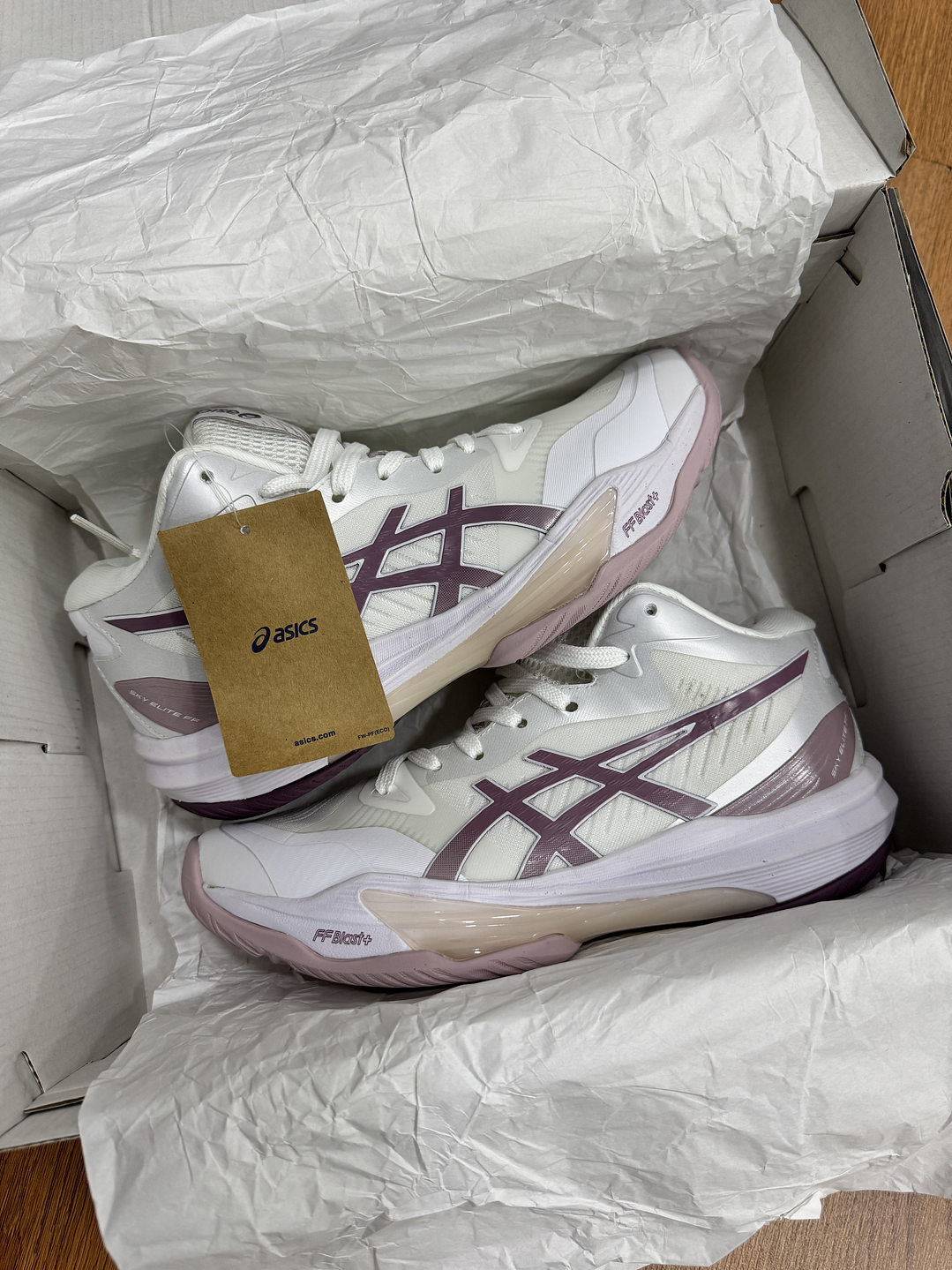Asics Sky 3 Blanco Rosa 1