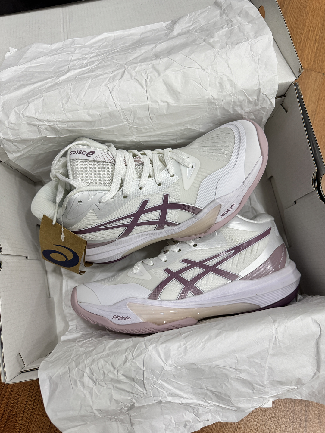 Asics Sky 3 Blanco Rosa 4