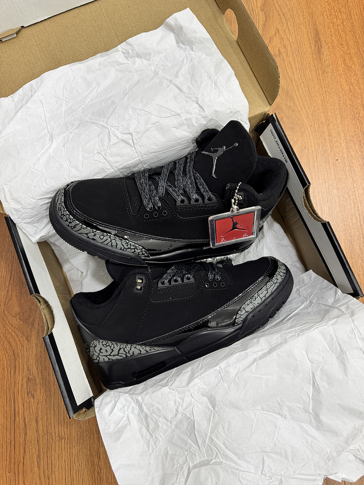 Jordan Retro 3 Black Cat  3