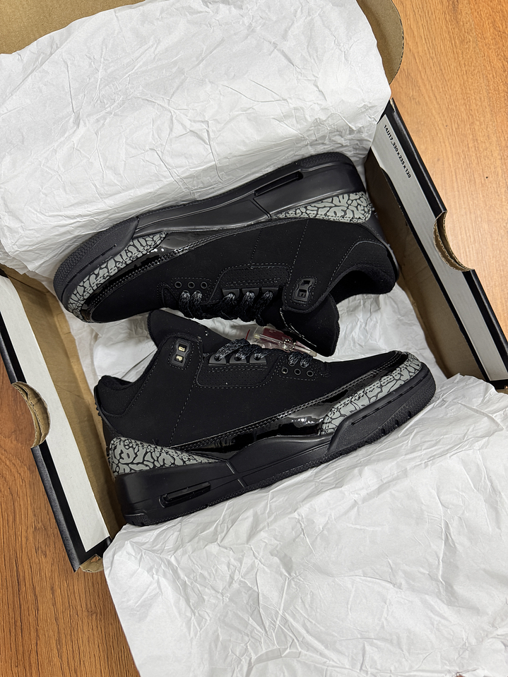 Jordan Retro 3 Black Cat  2