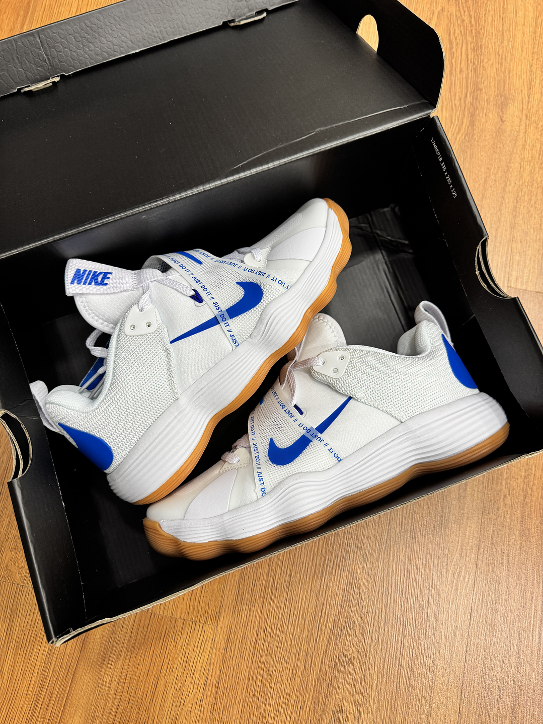 Nike Hyperset Blanco Azul 1