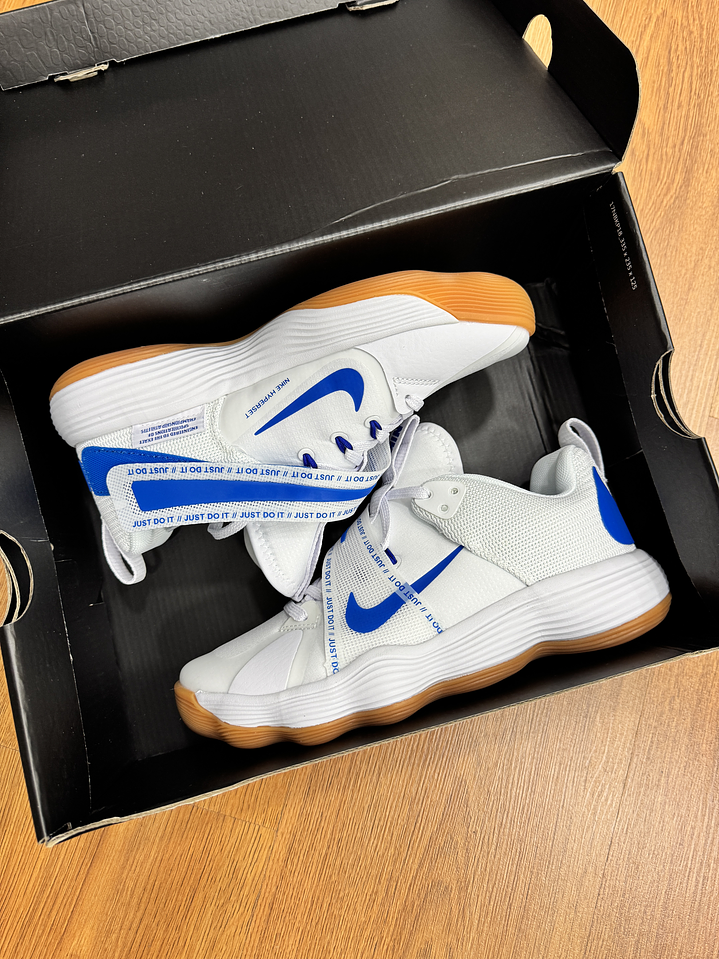 Nike Hyperset Blanco Azul 2