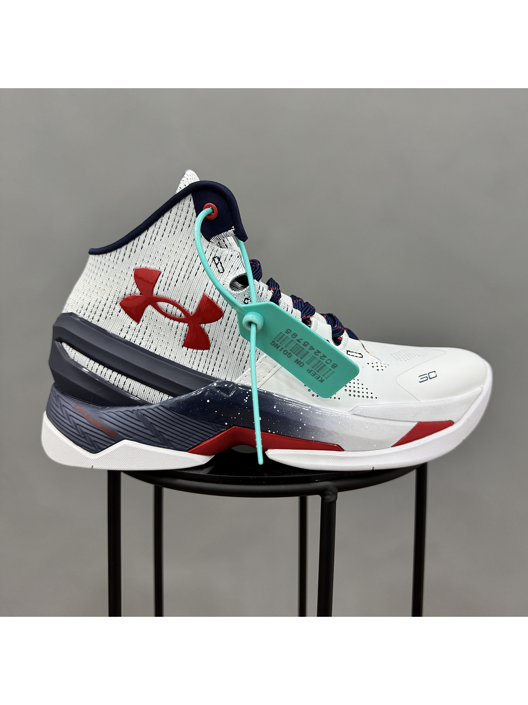 Under Armour Curry 2 White Blue 1