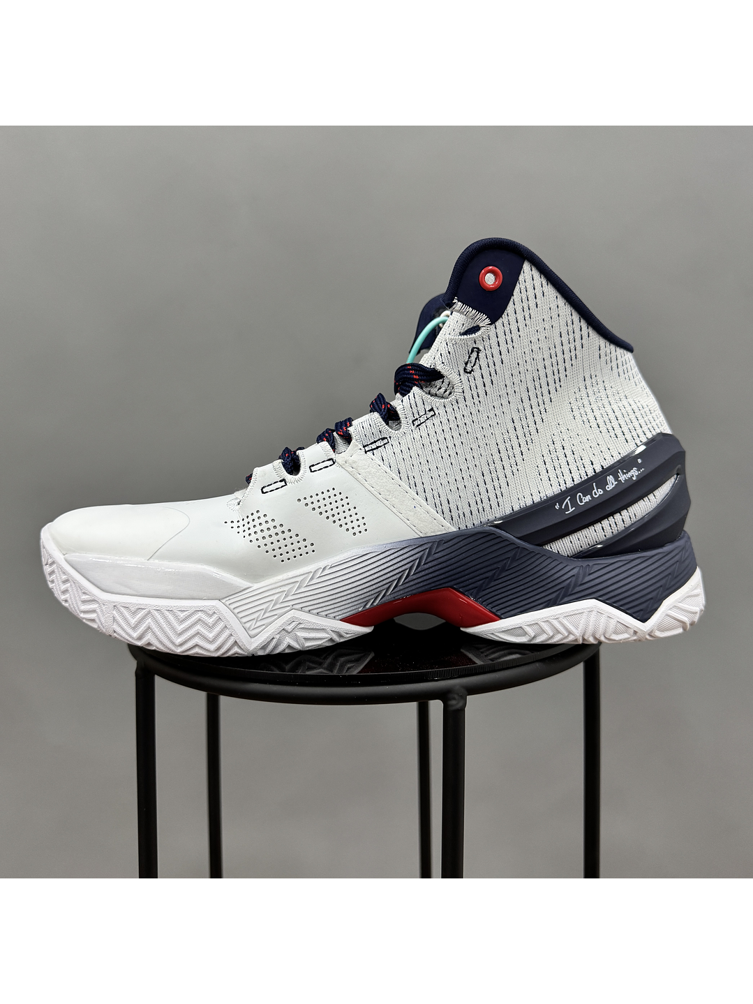 Under Armour Curry 2 White Blue 3
