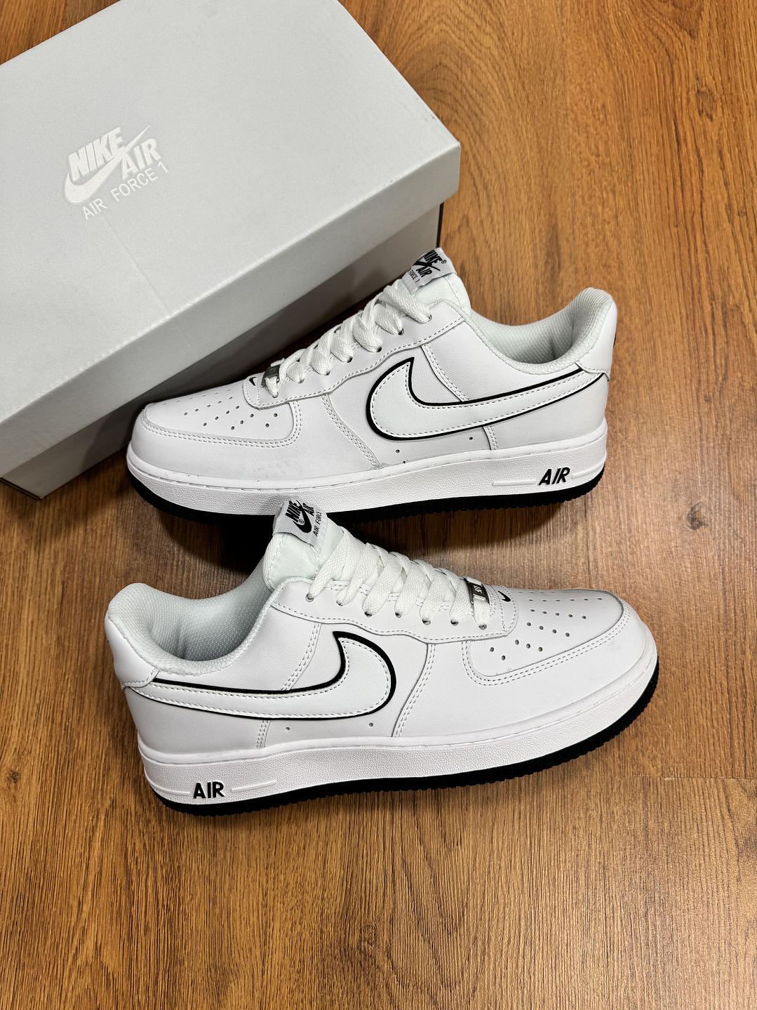 Nike Af1 White Black  1