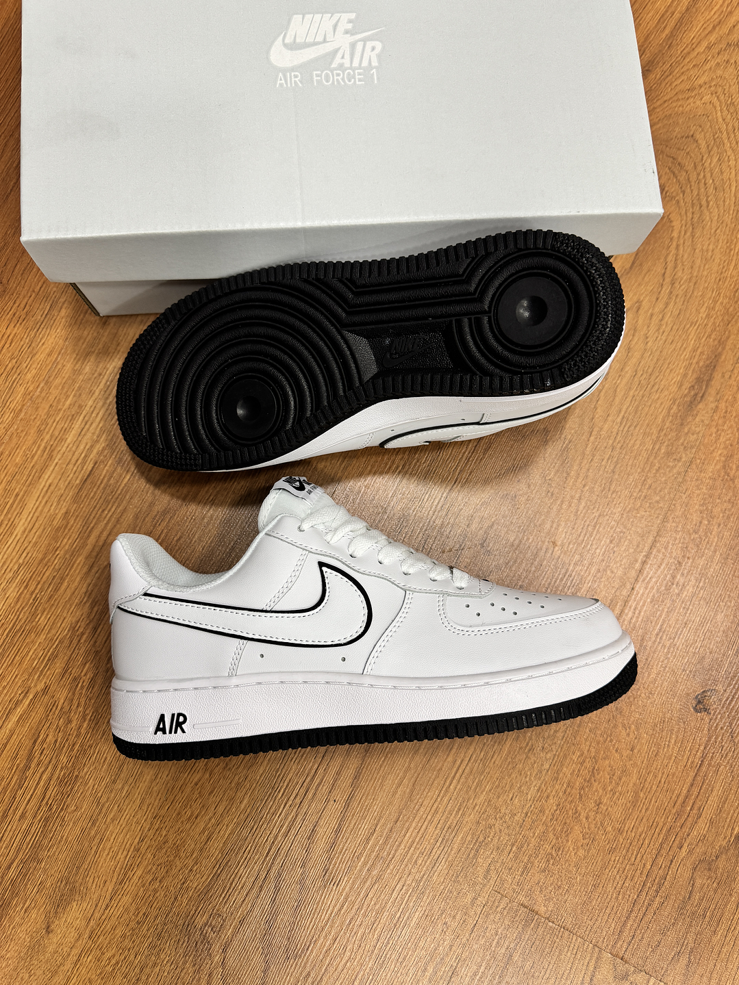 Nike Af1 White Black  3