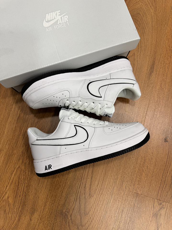 Nike Af1 White Black  2