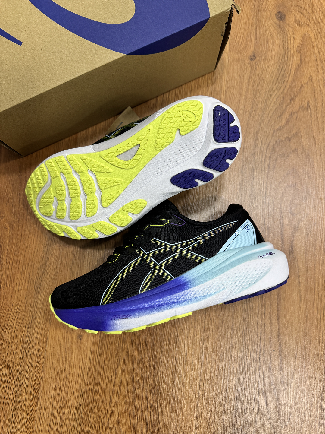 Asics Kayano 30 Black Blue 4