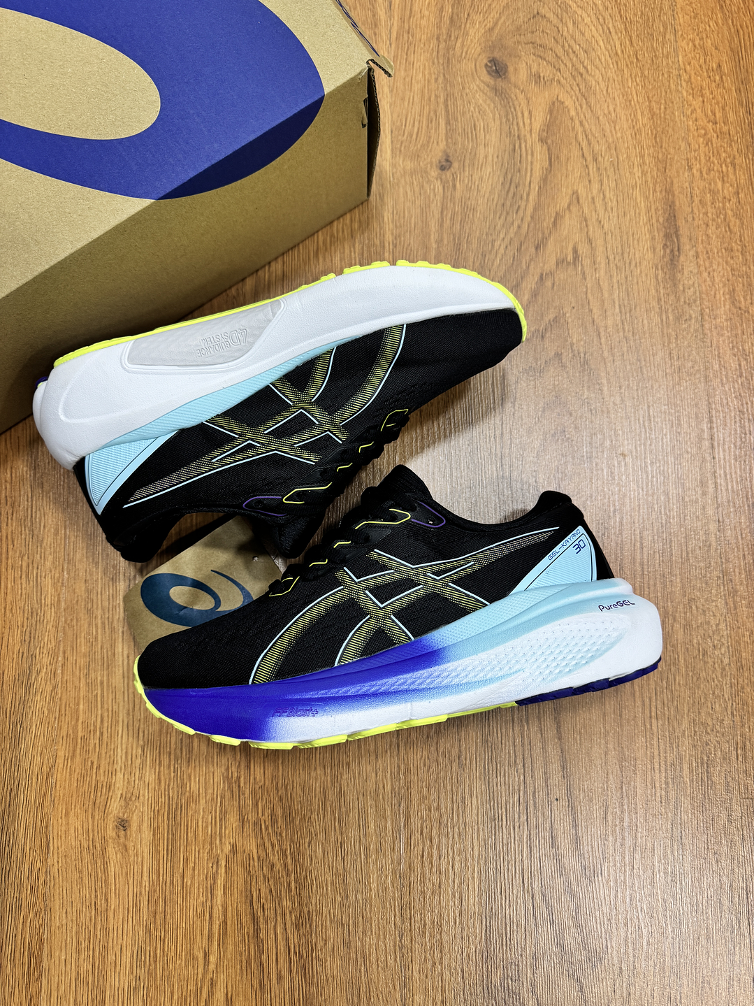 Asics Kayano 30 Black Blue 2