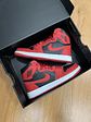 Jordan Retro 1 Mid Black Red  - Miniatura 1