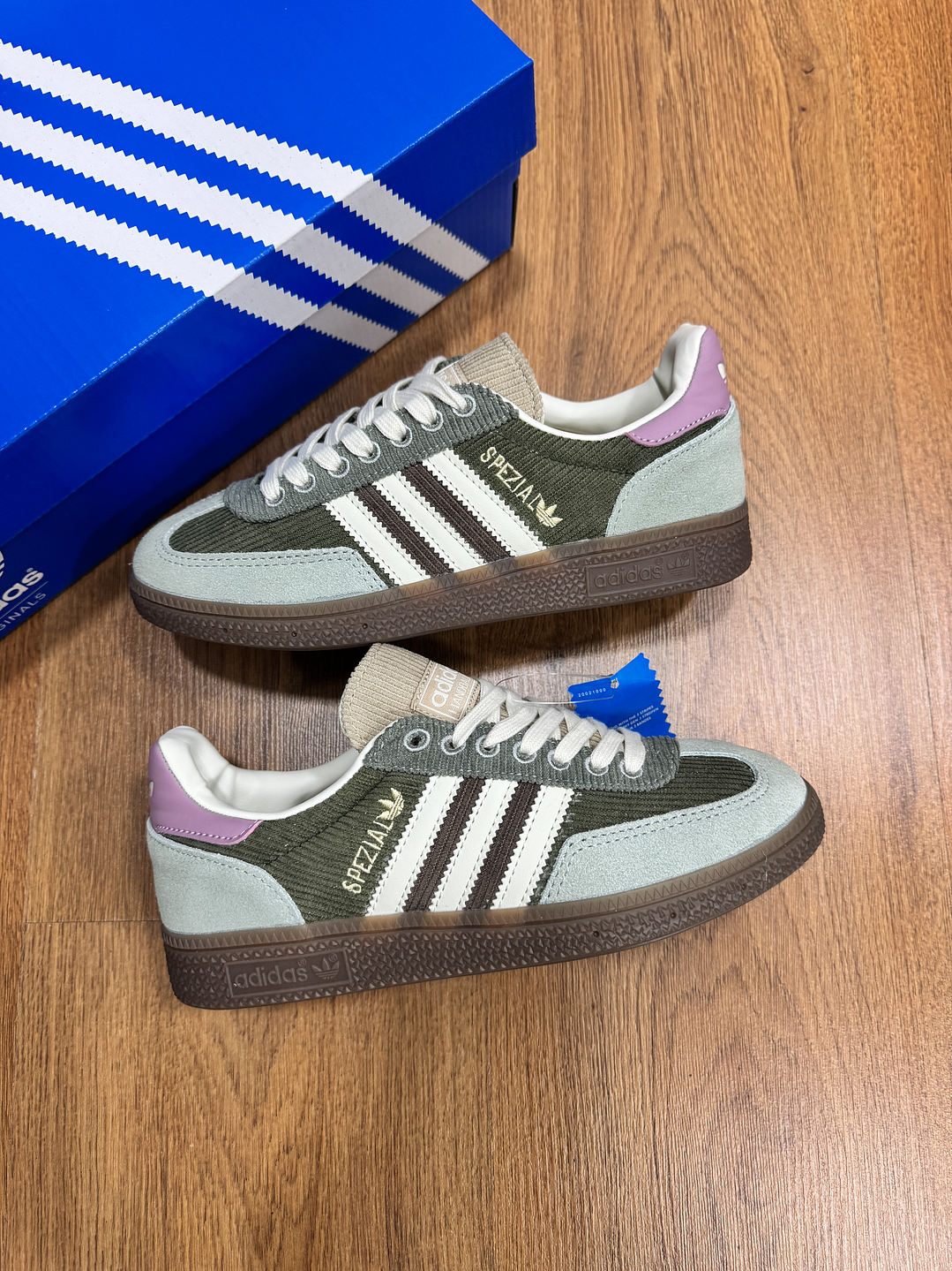 Adidas Handball Spezial Silver Green 1
