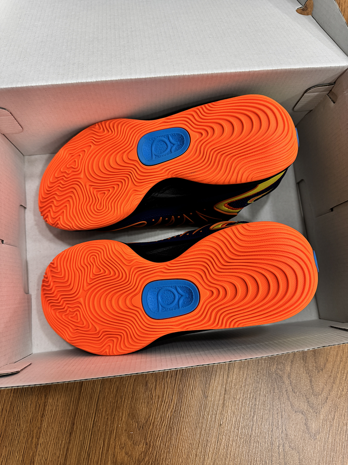 Nike KD 18 Blue Orange  4