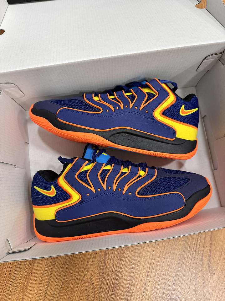 Nike KD 18 Blue Orange  1