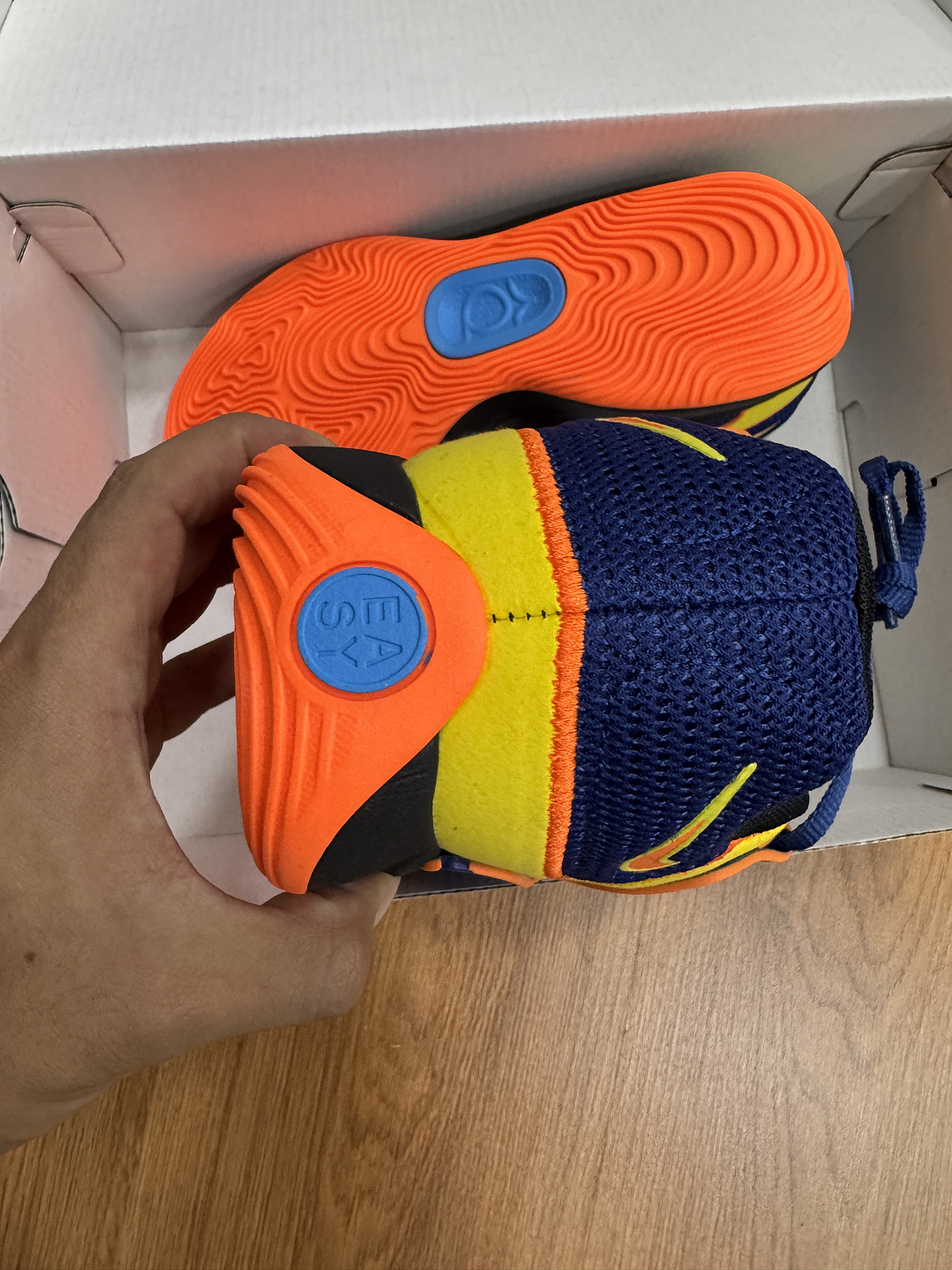 Nike KD 18 Blue Orange  3
