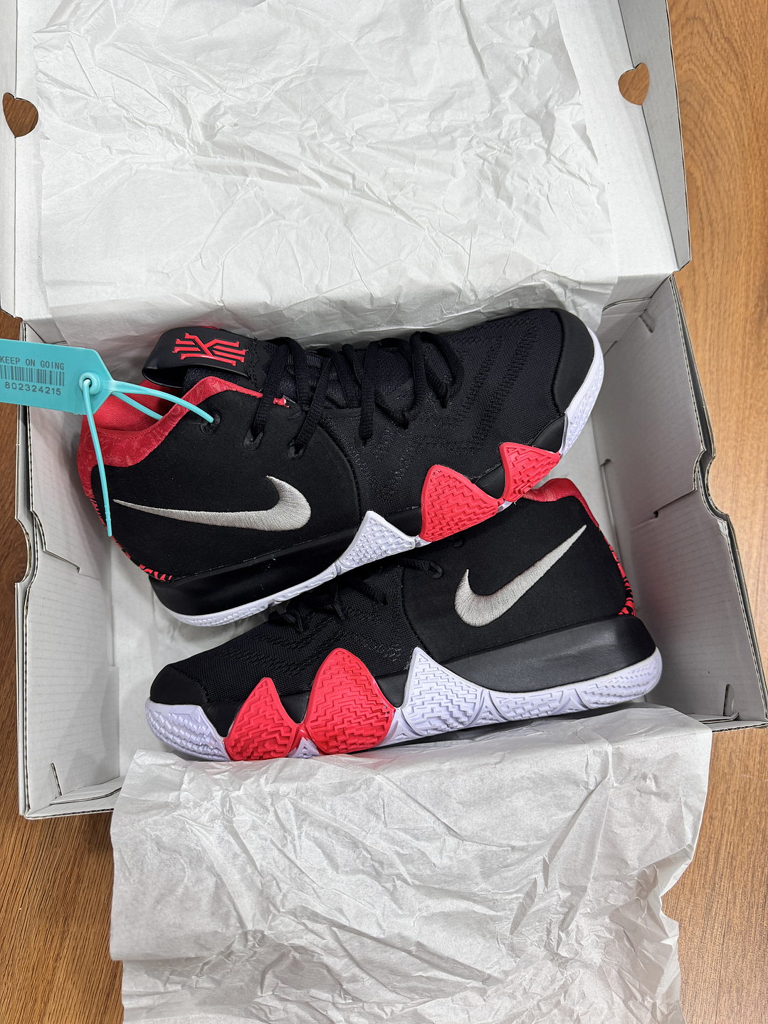 Nike Kyrie 4 Black Red 2