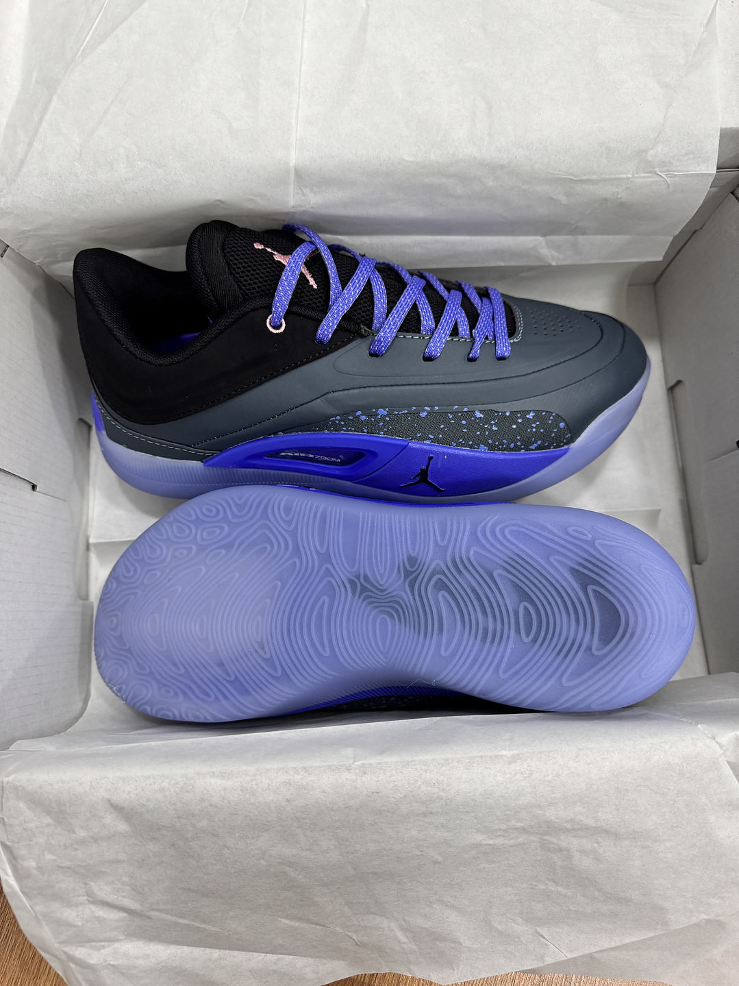 Jordan Zion 4 Blue 3