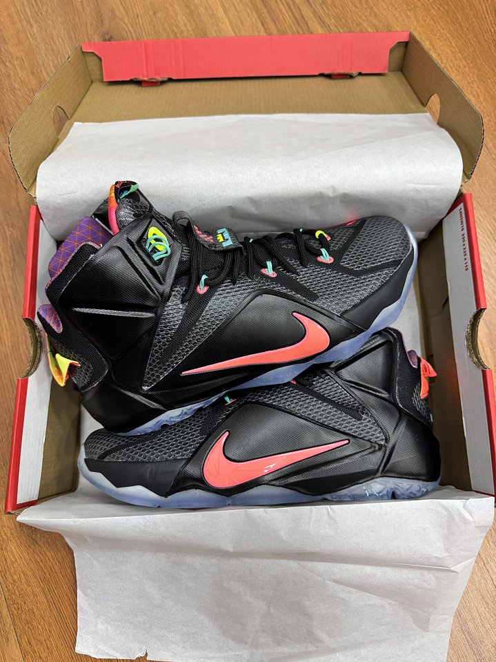 Nike Lebron 12 Black 1