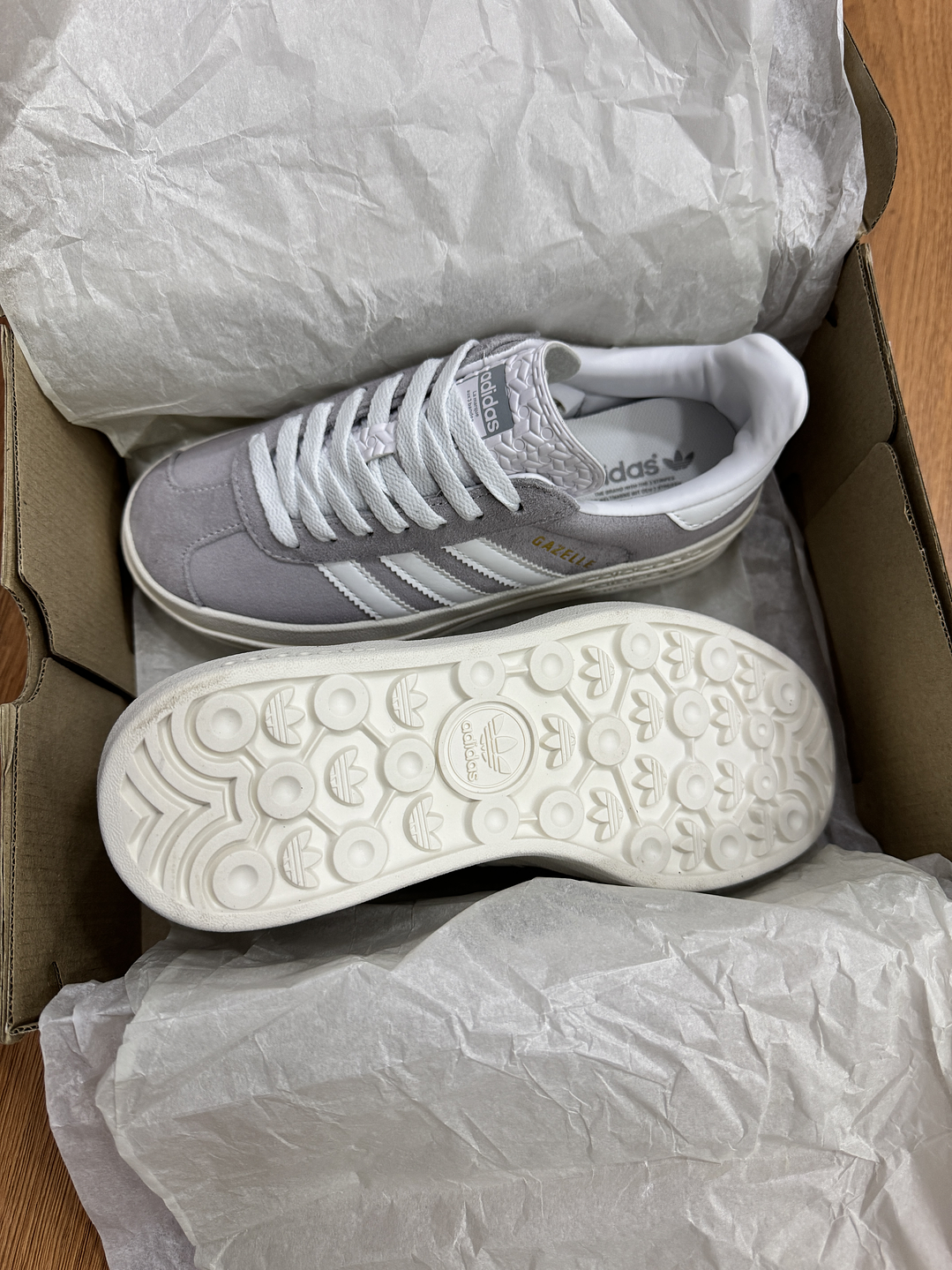 Adidas Gazelle Bold Gris 3