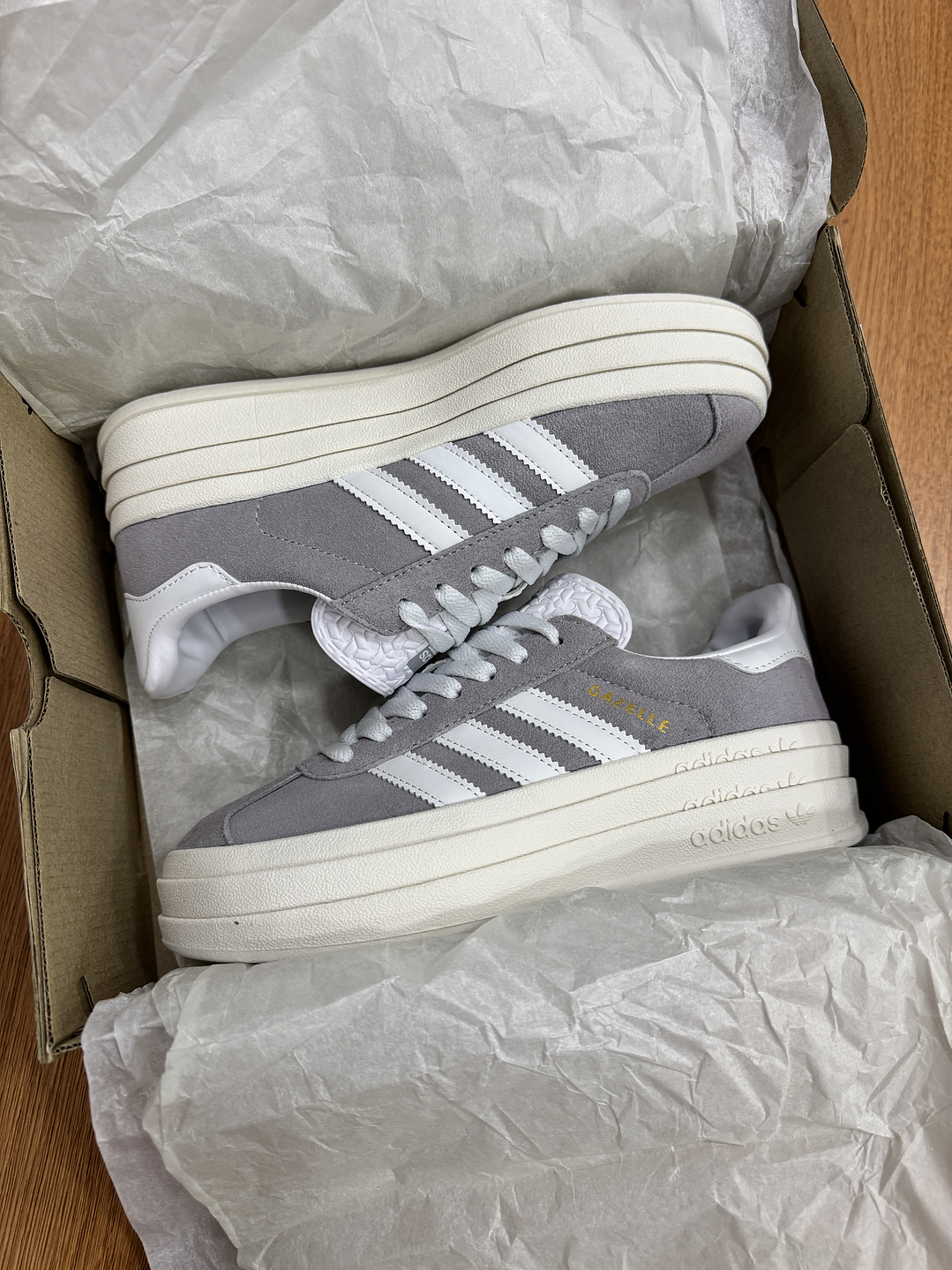Adidas Gazelle Bold Gris 2