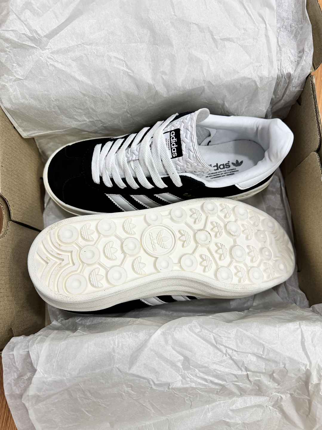 Adidas Gazelle Bold Negro 3