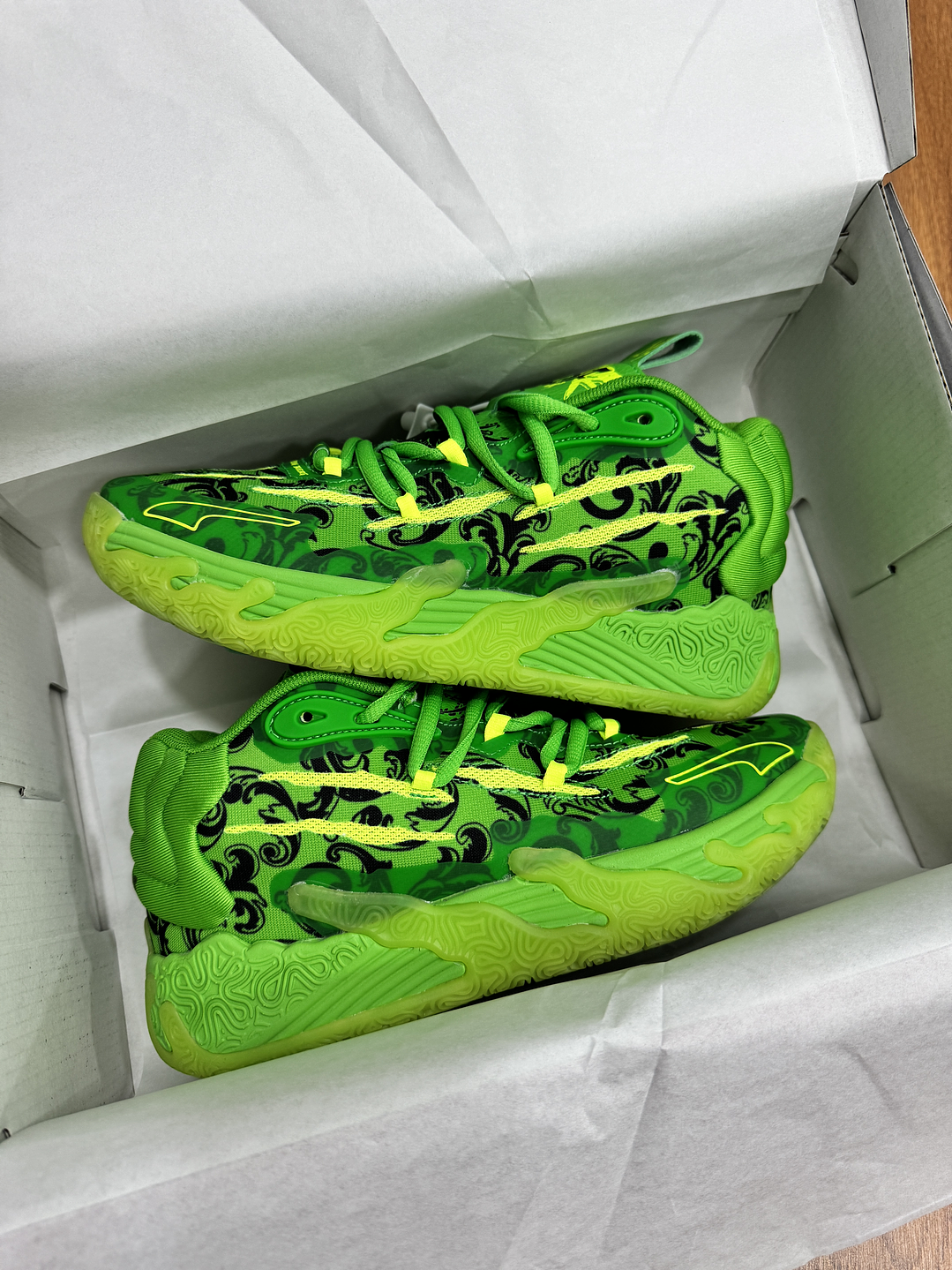 Puma Lamelo Ball 3 Green 2