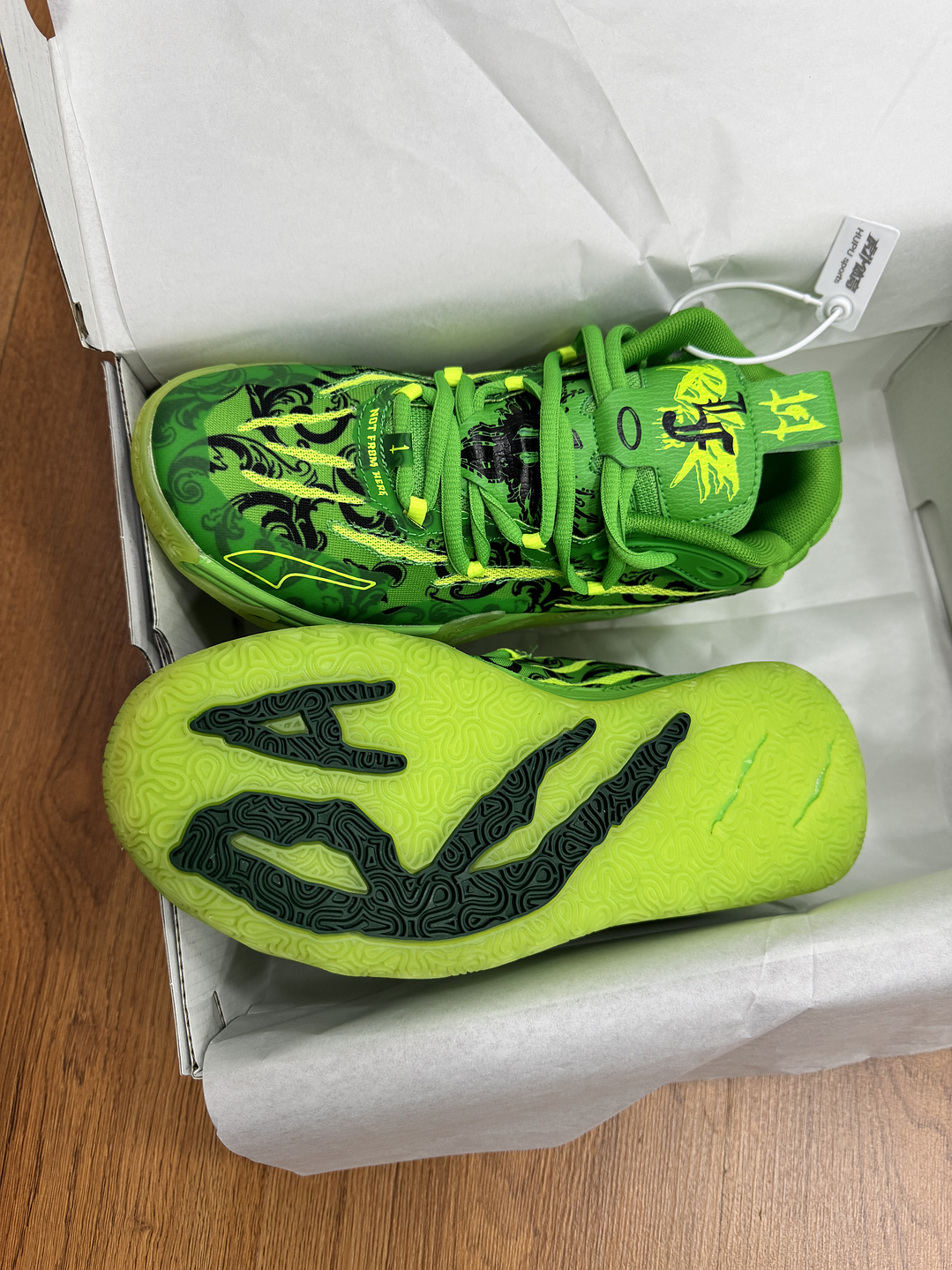 Puma Lamelo Ball 3 Green 3