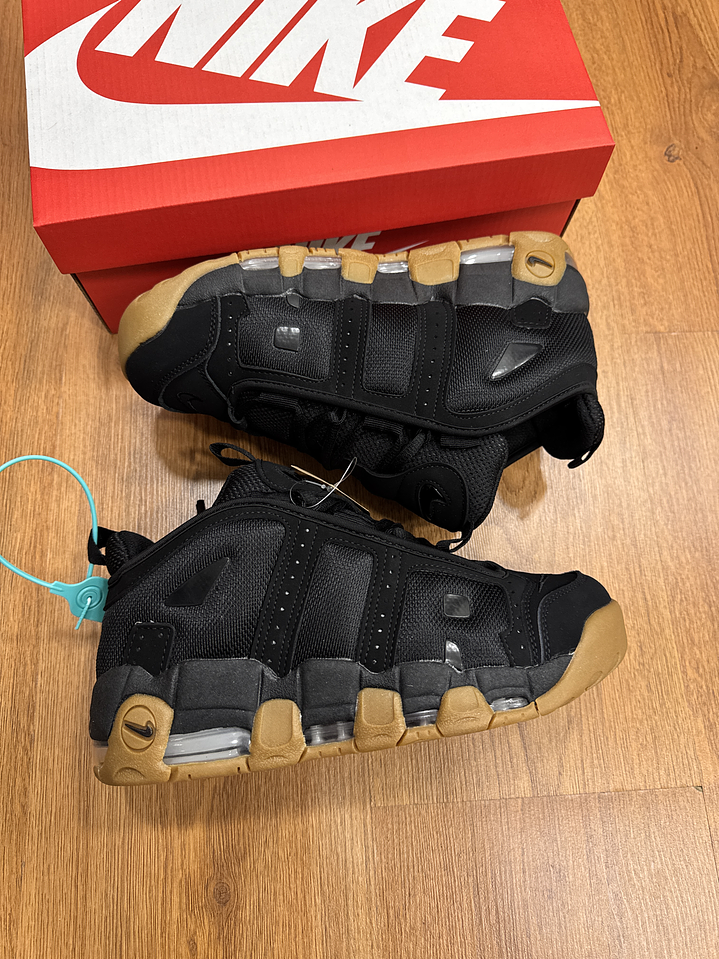 Nike Uptempo Low Black Gum  2