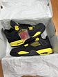 Jordan Retro 4 Black Yellow  - Miniatura 1