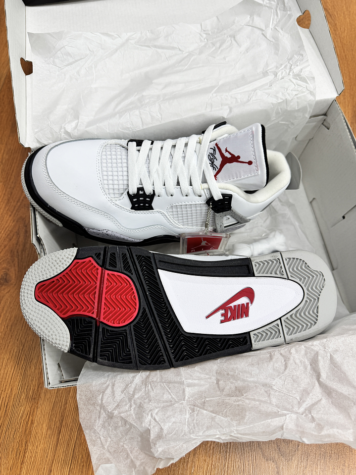 Jordan Retro 4 White Cement  3