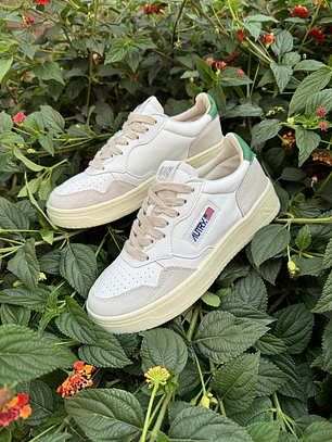 Autry Medalist Low Unisex White Green 