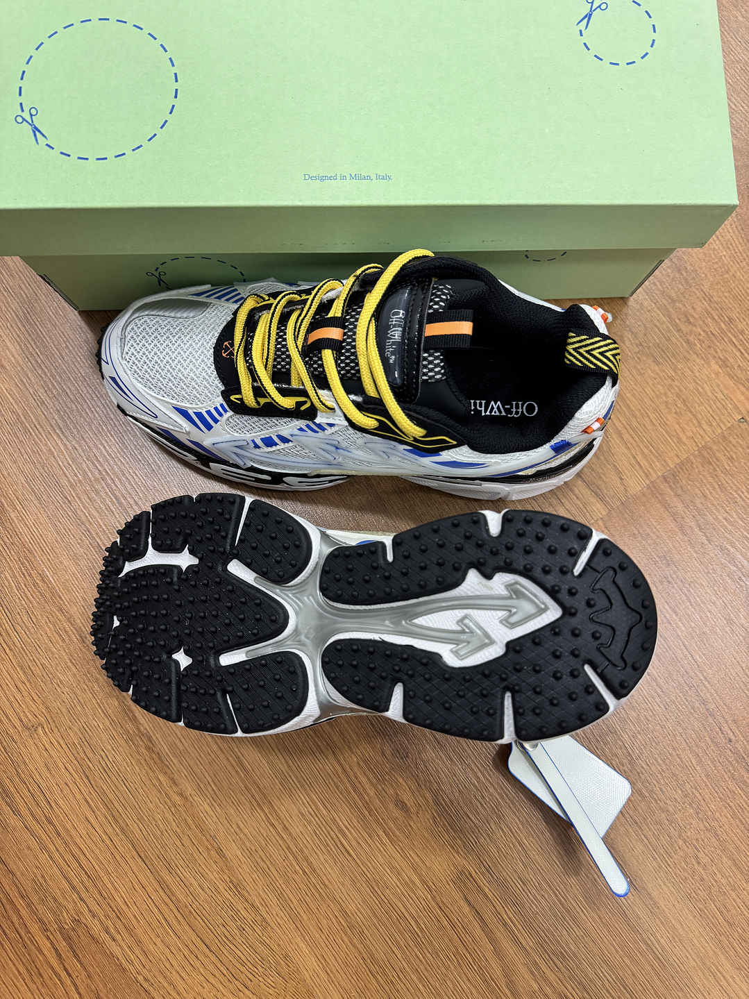 Off White Be Right Back White Blue  2