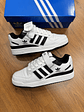 Adidas Forum 84 Low White Black - Miniatura 1