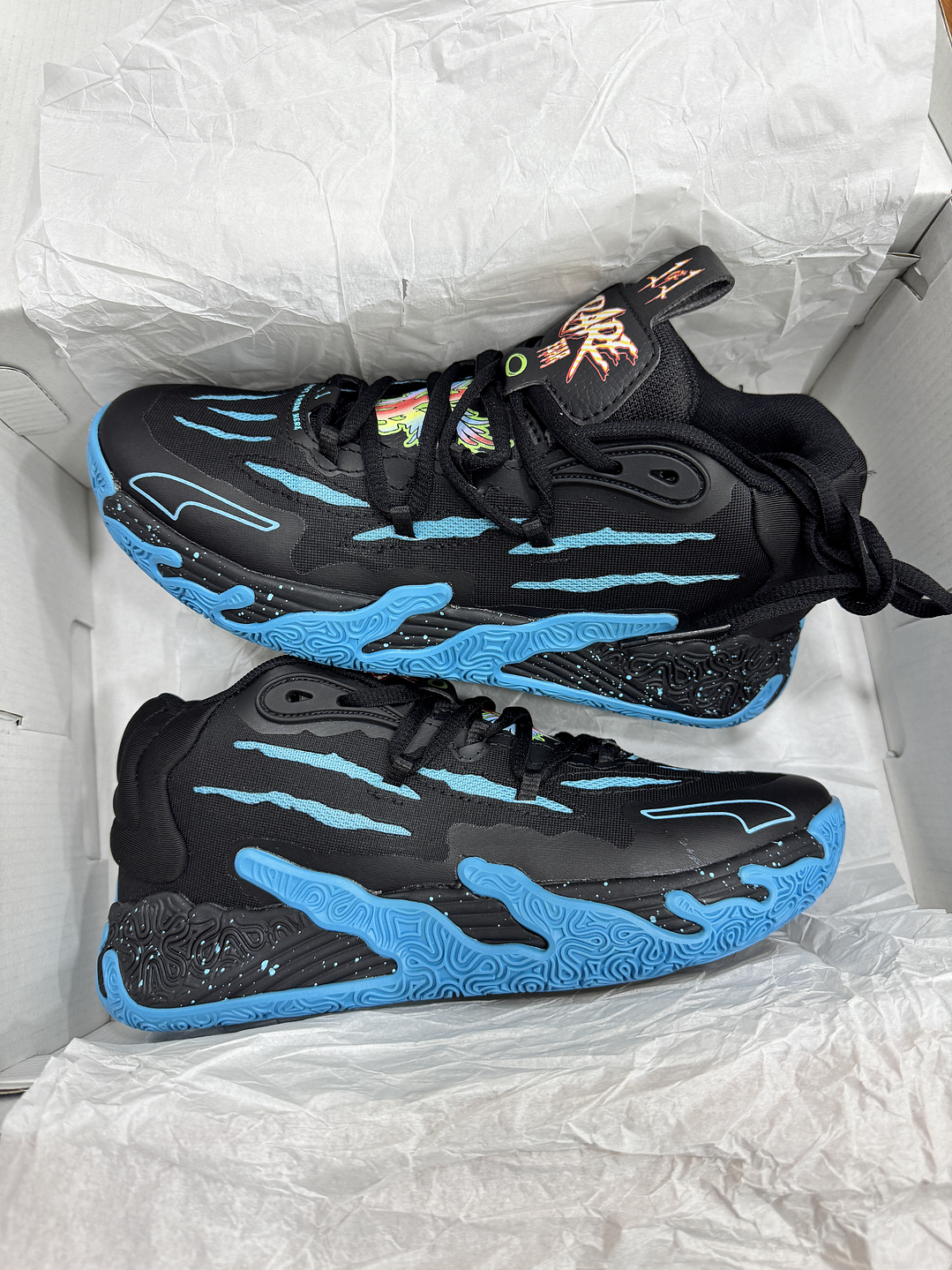 Puma Lamelo Ball 3 Black Blue 2