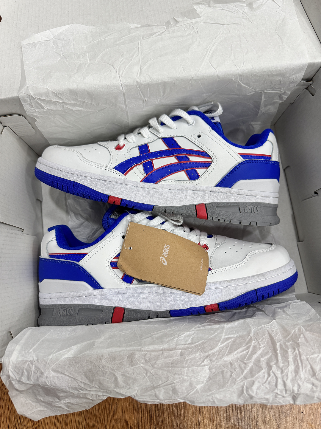 Asics Ex89 White Blue  2