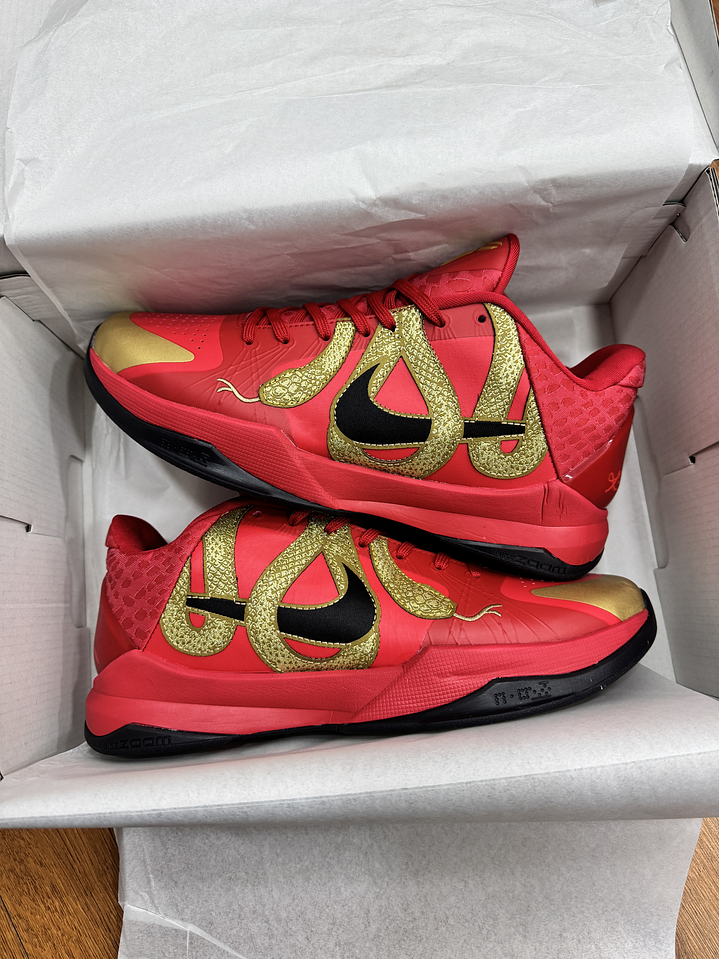 Nike Kobe 5 Snake Red  1